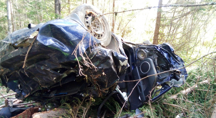 В Кировской области перевернулась Mazda, погибла пассажирка иномарки