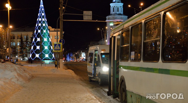 Стало известно, как будут ездить автобусы в новогоднюю ночь