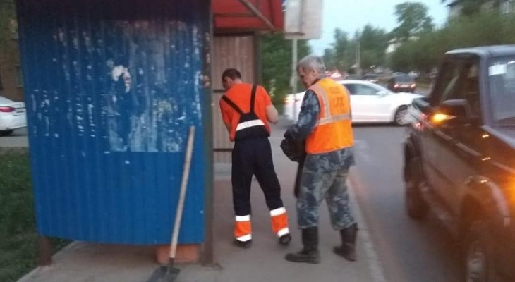 В Кирове уничтожили 300 килограммов незаконных объявлений