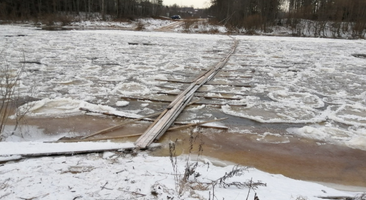 Правительство Кировской области пообещало выделить деньги на разрушенные мосты