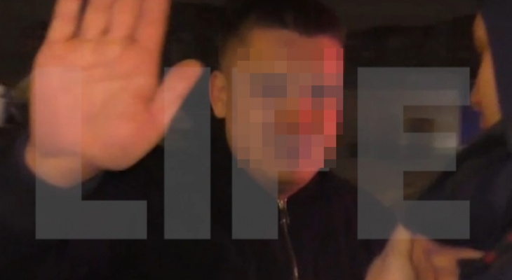 Появилось видео задержания Ильи Фарафонова и водителя BMW X5