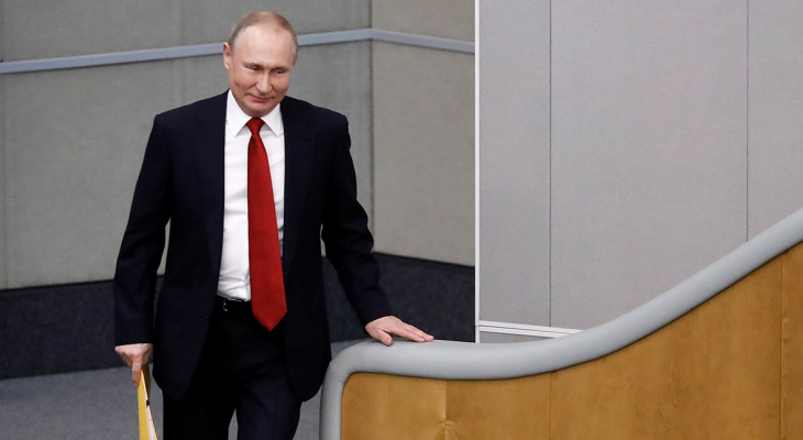 Госдума приняла во втором чтении поправку об обнулении президентских сроков Владимира Путина