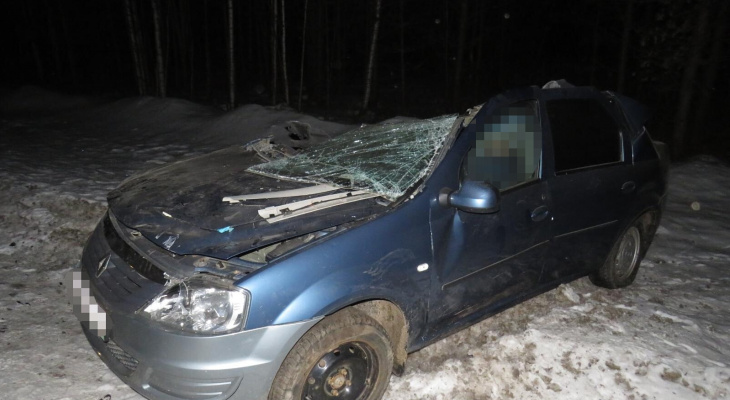 В Свечинском районе иномарка врезалась в грузовик: двое погибли