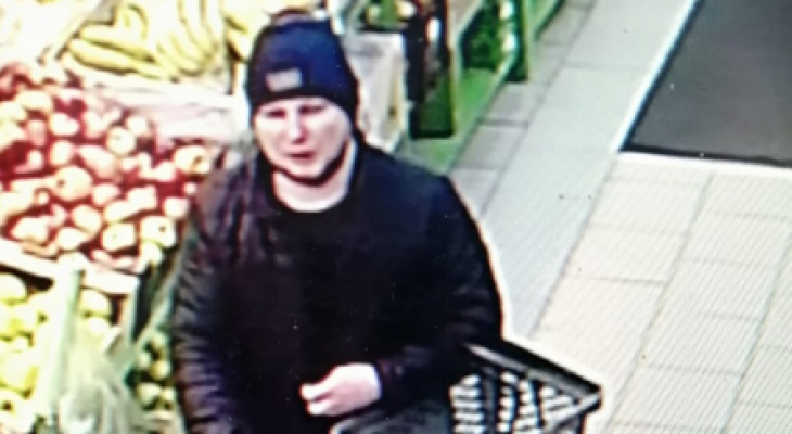 В Кирове полиция ищет мужчину, который украл из магазина продукты