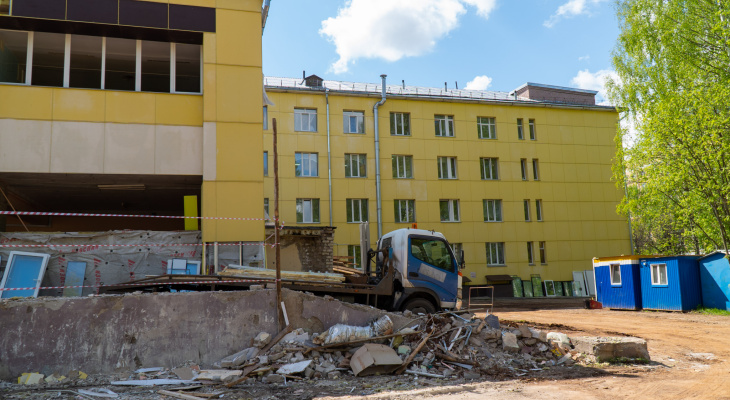 В Кирове продолжается масштабная реконструкция детской областной больницы