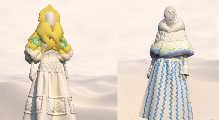 Дизайнер Алена Ахмадуллина создала виртуальную коллекцию одежды с мотивами вятской дымки