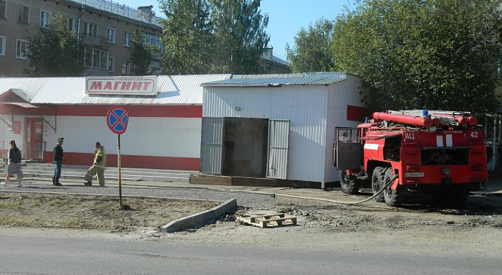 В Кировской области загорелся «Магнит»