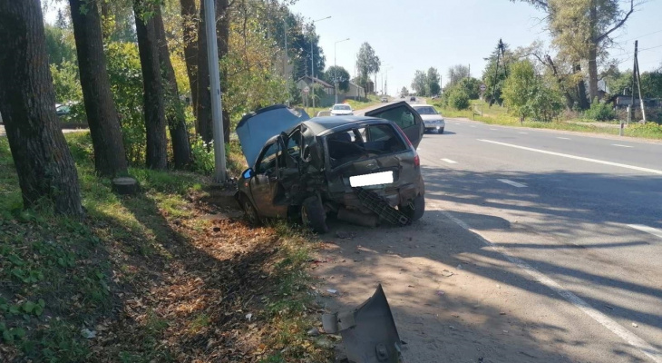 В Кировской области в аварии пострадали два ребенка