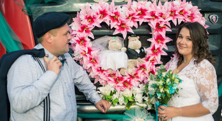 «Свадебное путешествие пройдет в рейсе»: кировский дальнобойщик о необычном торжестве