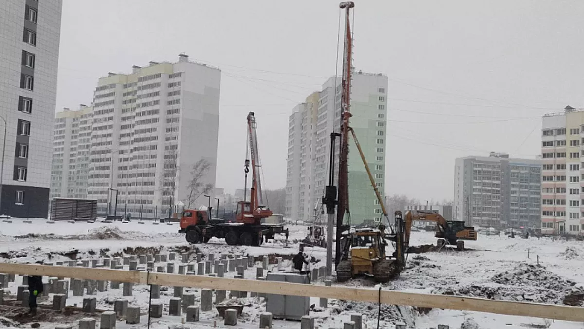 В Кирове готовят фундамент для нового детского сада в микрорайоне Озерки