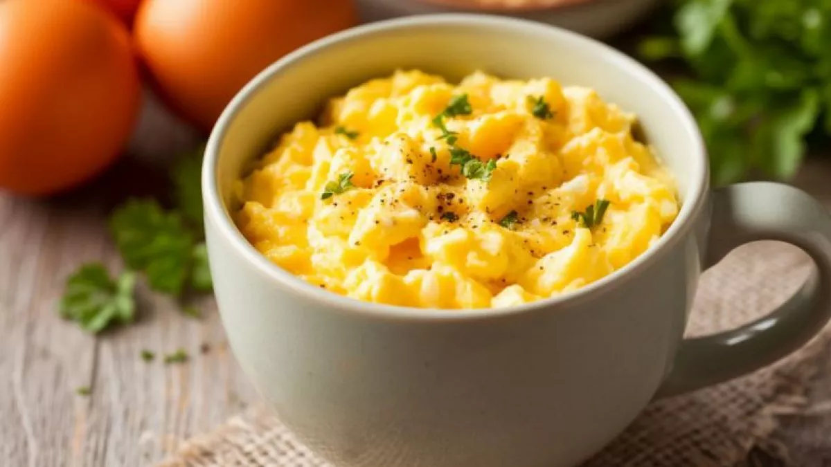 Яичница на сковородке больше не в почете - беру простую кружку: получается в 10 раз вкуснее