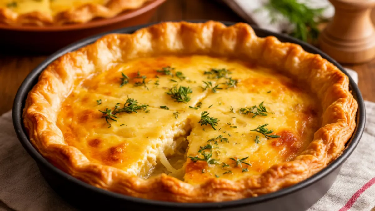 Тертый пирог с луком и сыром: рецепт на случай "гостей на пороге" - просто и очень вкусно