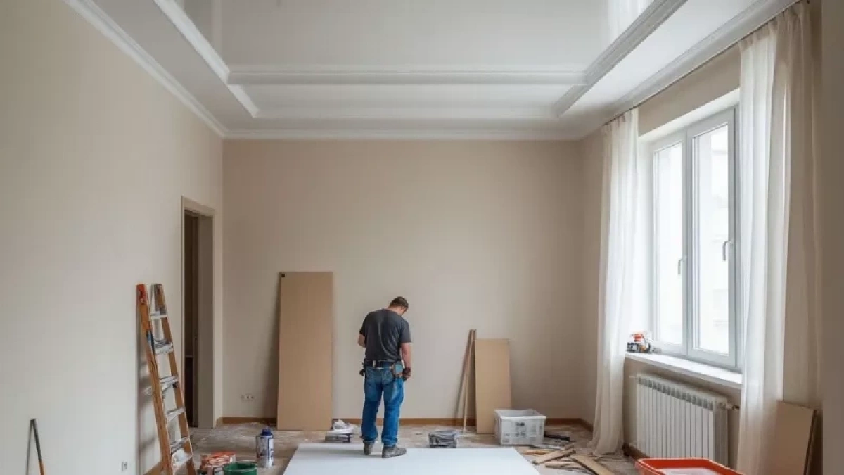 Сначала потолок или обои? Мастер назвал порядок, который спасет ваш ремонт