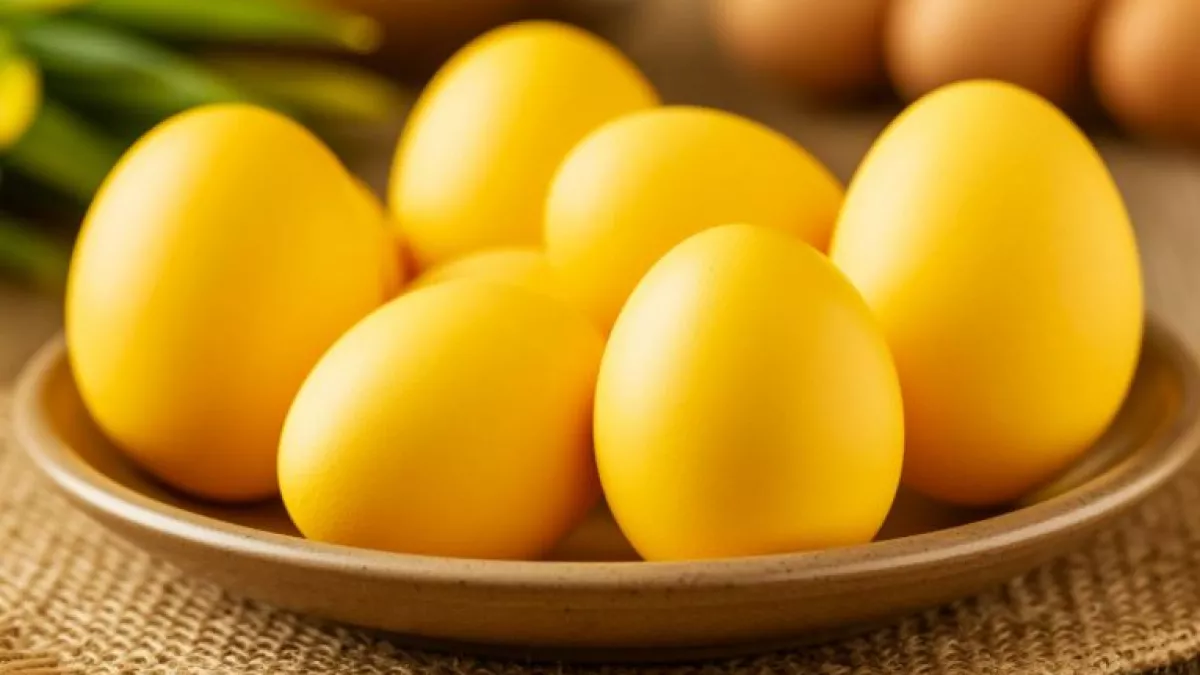 Ярче, чем от луковой шелухи: этот копеечный овощ окрасит скорлупки в золото - пасхальные яйца сияют краше драгоценных камней