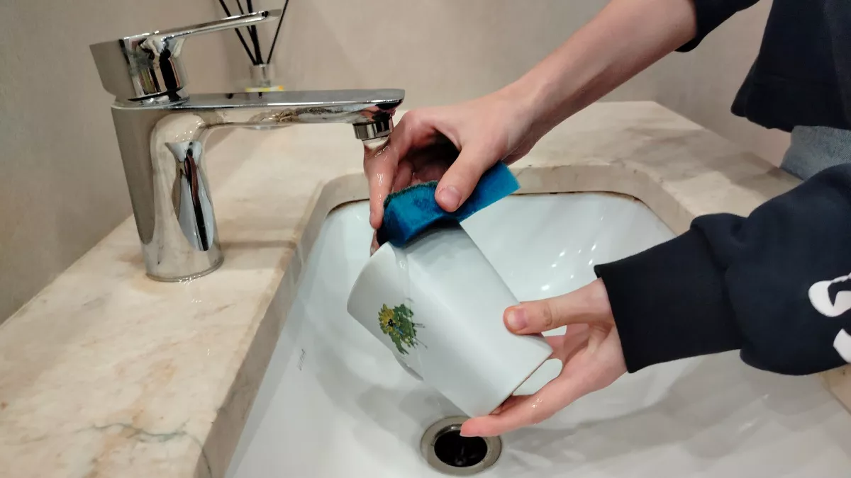 Посыпала соль на губку - результатом довольна как слон: незаменимый домашний лайфхак