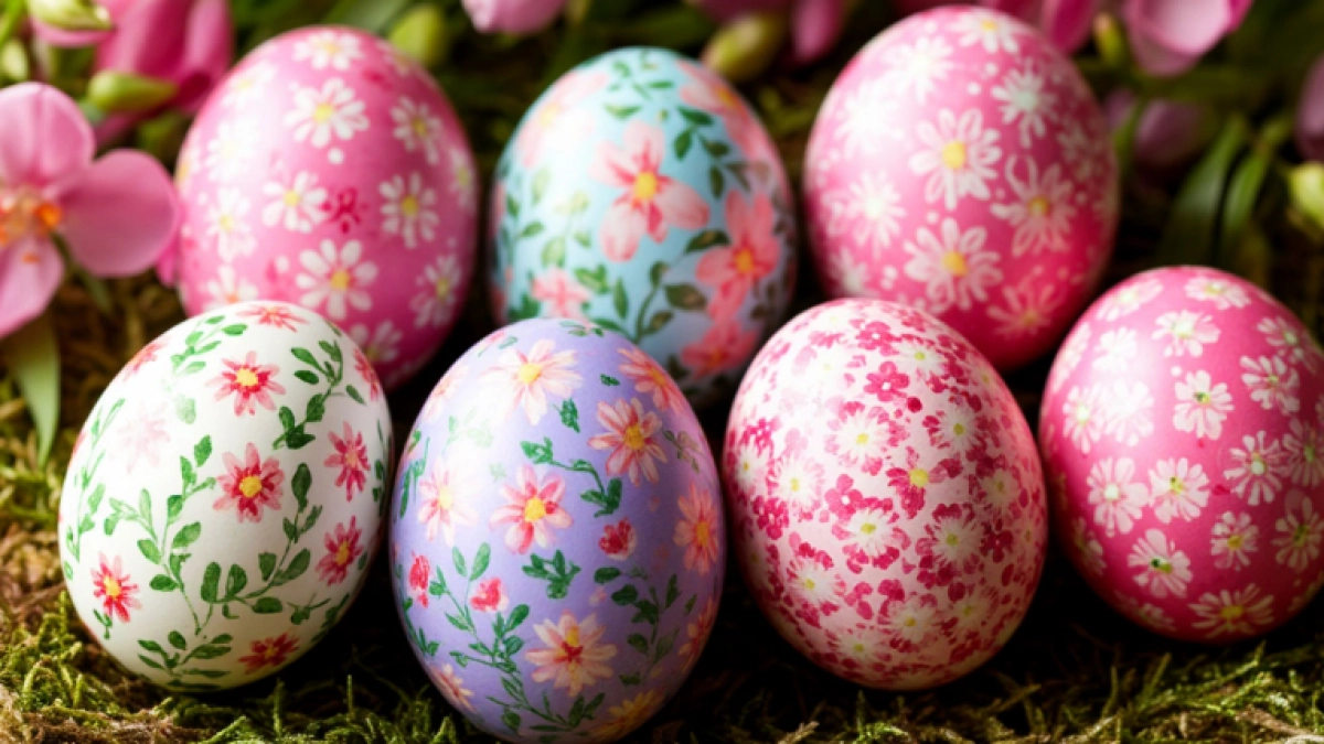 Теперь на Пасху крашу яйца только так - получается сказочная красота: показываю необычный способ