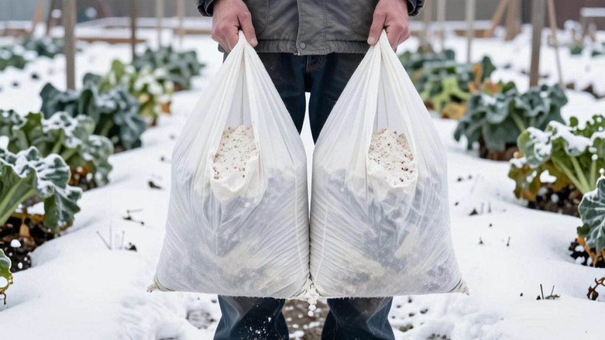 Два компонента вместо тонн навоза: стоят копейки, а работают магически. Рассыпьте эту "муку" весной по всем грядкам