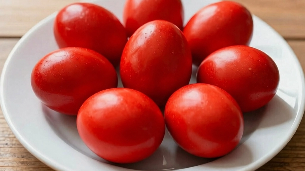 Никакой химии: как покрасить яйца в настоящий красный цвет — рецепт, который работает лучше магазинных красителей