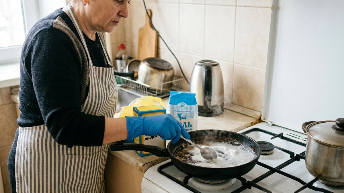 Как я мою жирные сковородки без химии: ресторанный трюк, после которого посуда блестит как новая
