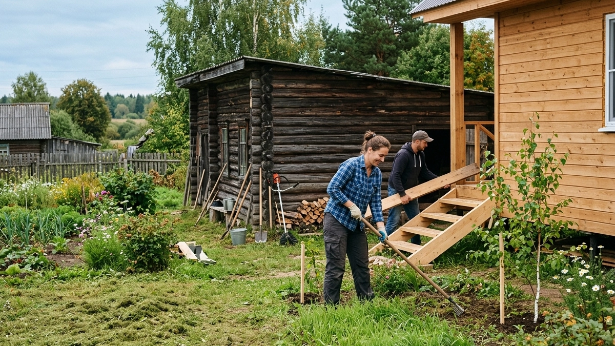 Семья москвичей купила дом в селе, чтобы отдыхать в нем телом и душой: но такого не ожидали - честный отзыв без прикрас про "новую" жизнь