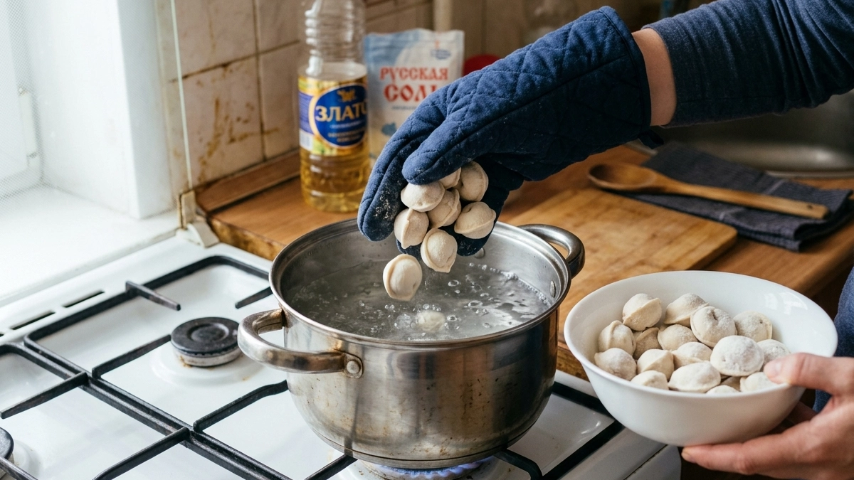 Почему опытные хозяйки никогда не бросают пельмени в кипяток - запомните раз и навсегда