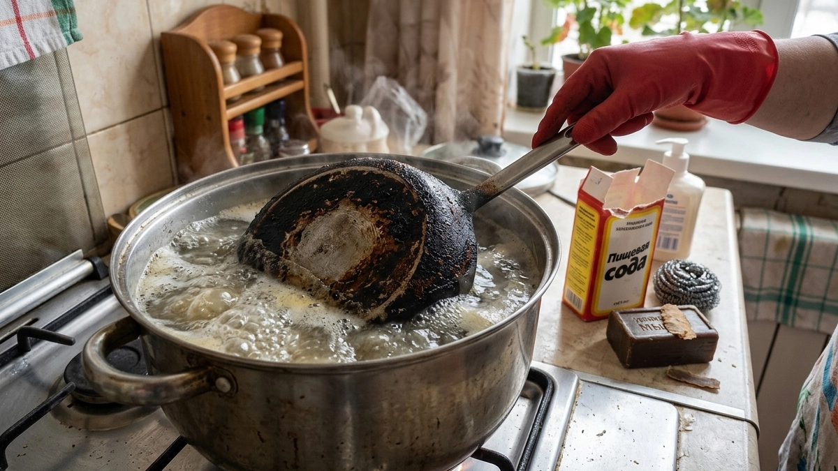 Забудьте о нагаре: как отмыть сковороду и кастрюлю за 10 минут без лишних усилий