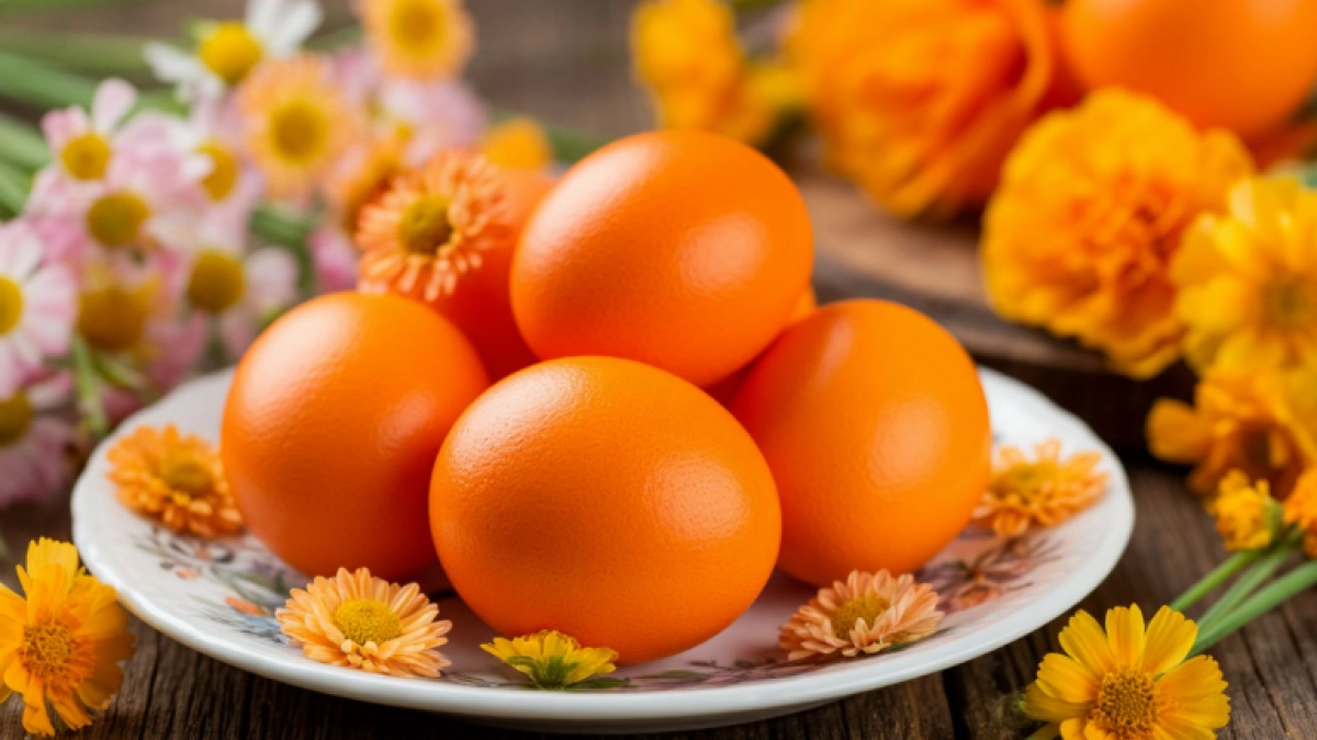 Невероятный оранжевый цвет произведет на Пасху фурор: теперь крашу яйца только так