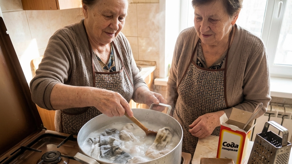 Носки станут белее белого: секрет из советского прошлого, о котором забыли современные хозяйки