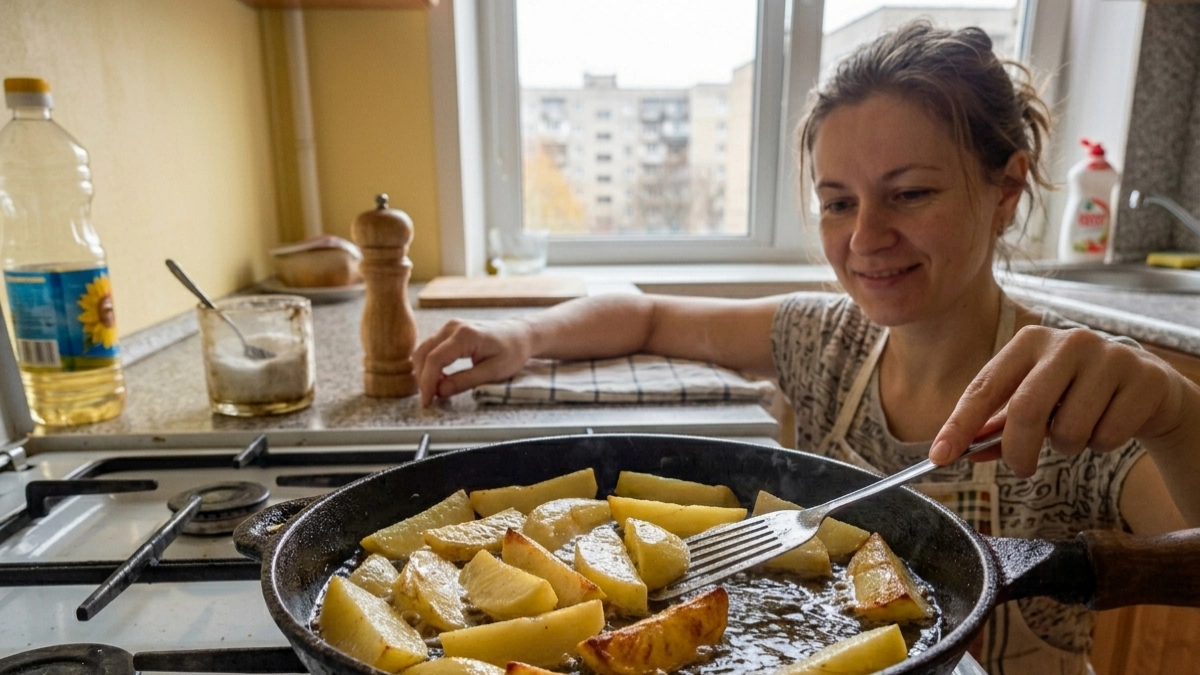 Всю жизнь готовили неправильно: 4 причины, почему картошка получается пареной, а не жареной