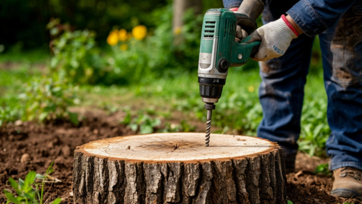 Сотрудник лесхоза объяснил, как убрать пень всего за пару минут и без корчевания. Теперь мой участок полностью чист