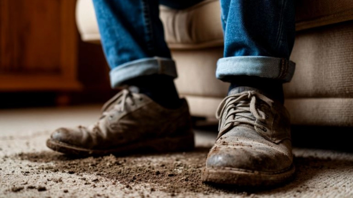 Почему немцы никогда не чистят грязную обувь, когда приходят домой