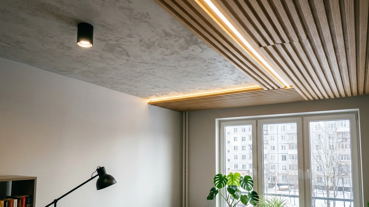 Забудьте о натяжных потолках: показываю 4 актуальные альтернативы для стильного ремонта