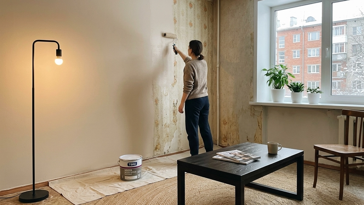 Переплачивать не обязательно: как быстро и недорого обновить старый ремонт своими руками 