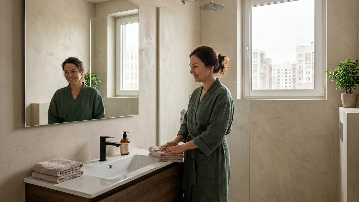 Плитка в ванной уходит в прошлое: 5 современных материалов, которые рекомендуют дизайнеры в 2026 году