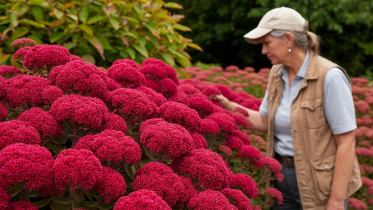 Изумительно яркий многолетник заполнит сад красными шапками соцветий: можно не поливать, не кормить - живет сам по себе