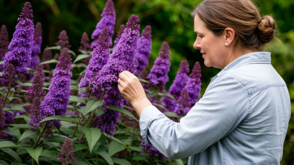 Роскошный лиловый фонтан из ароматных гирлянд весь сезон: неприхотливый кустарник растет даже на скудных почвах и не требует много внимания