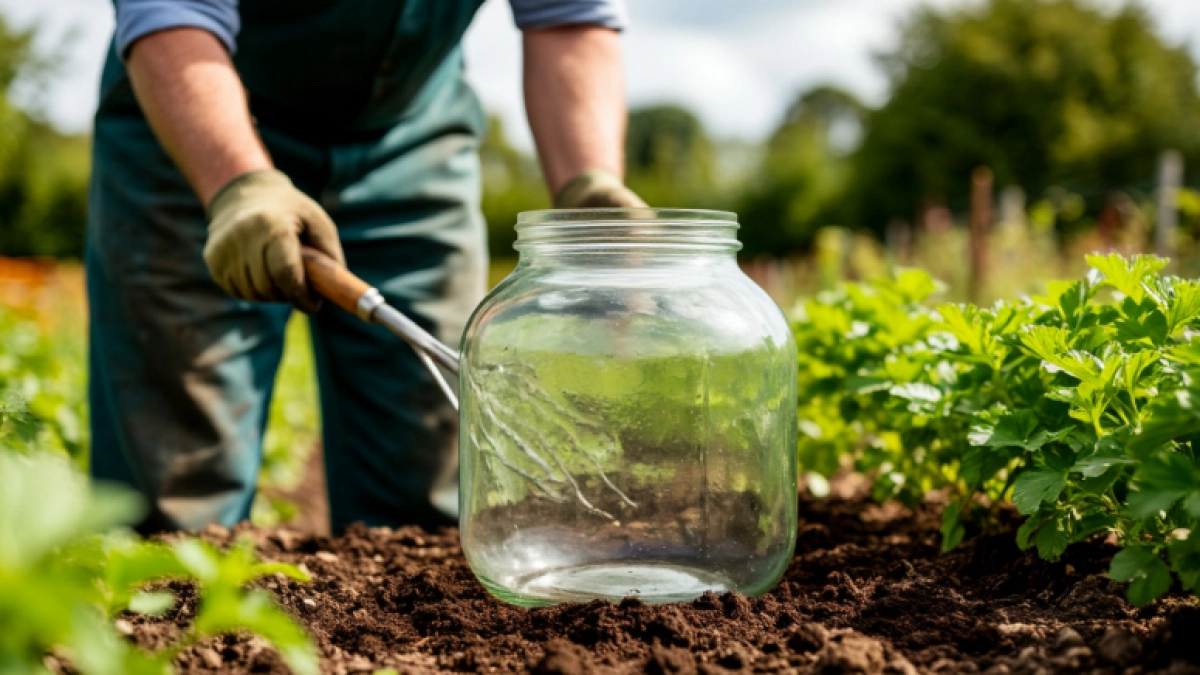 Поставил обычную 3-литровую банку на грядку - и тля исчезла за сутки: огород теперь чист