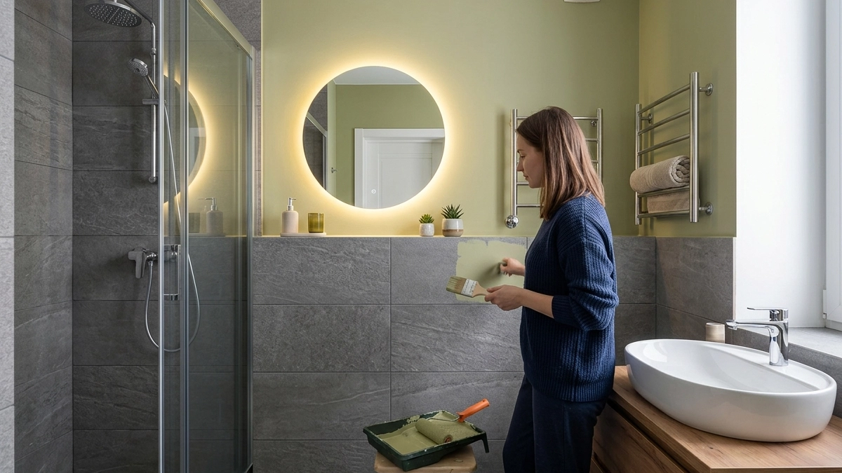 Ванная без плитки: тренд 2026 года, который сэкономит десятки тысяч рублей