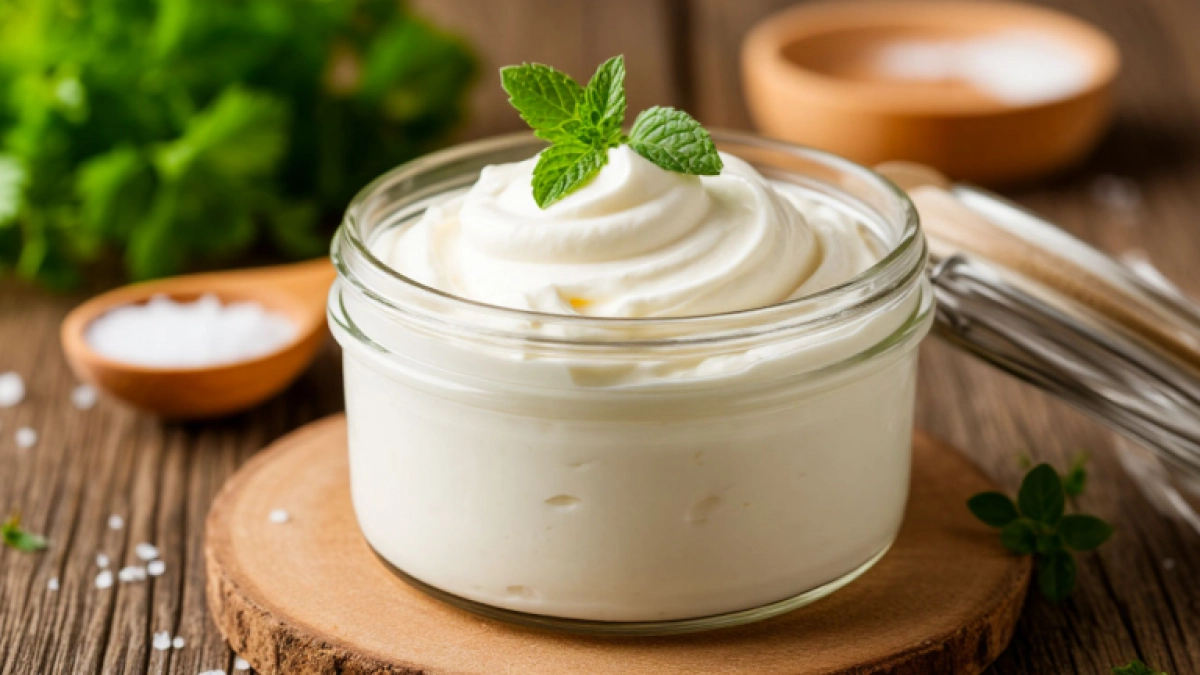 Наливаю молоко в банку и оставляю на ночь, утром открываю - сыр "Филадельфия" готов