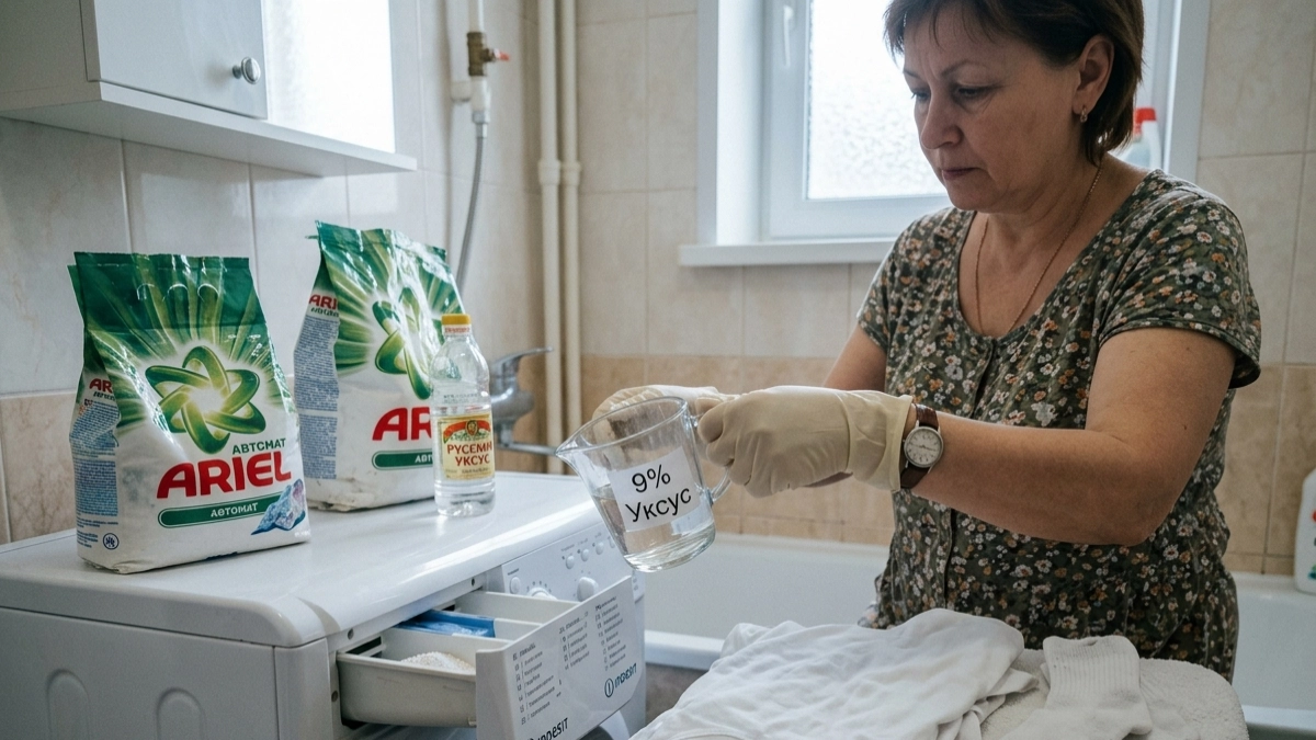 Что добавить в стиральную машину вместе с порошком: лайфхак от прачки для идеально белого белья