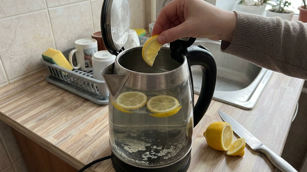 Избавилась от накипи в чайнике с помощью 3 кусочков: лайфхак, который не вредит здоровью