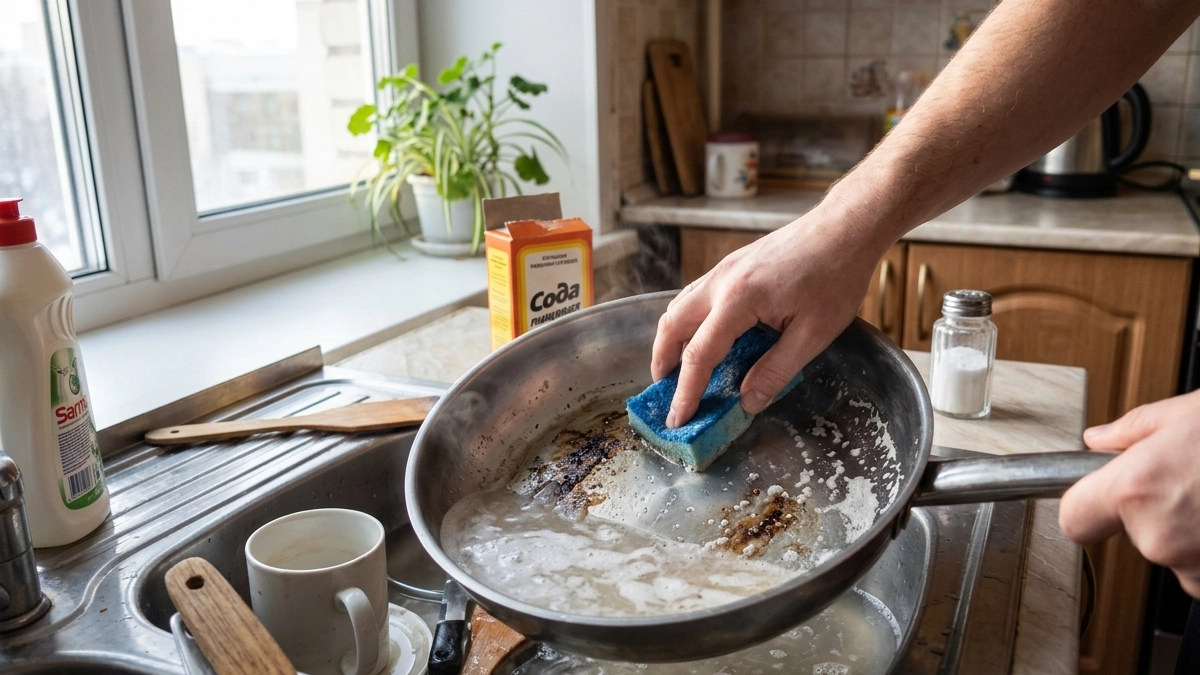 Как отмыть сковородку от старого жира без химии: способ, которым пользуются профессионалы