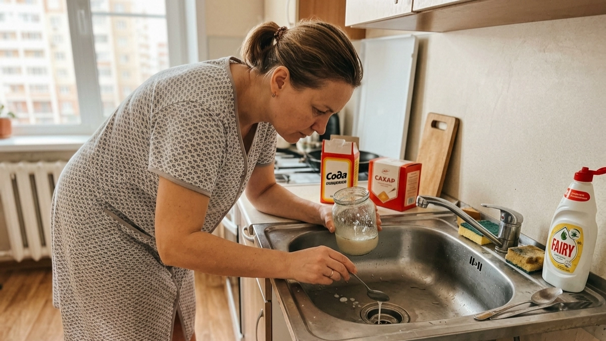 Сантехник показал, что капать в слив: простой способ забыть о засорах навсегда