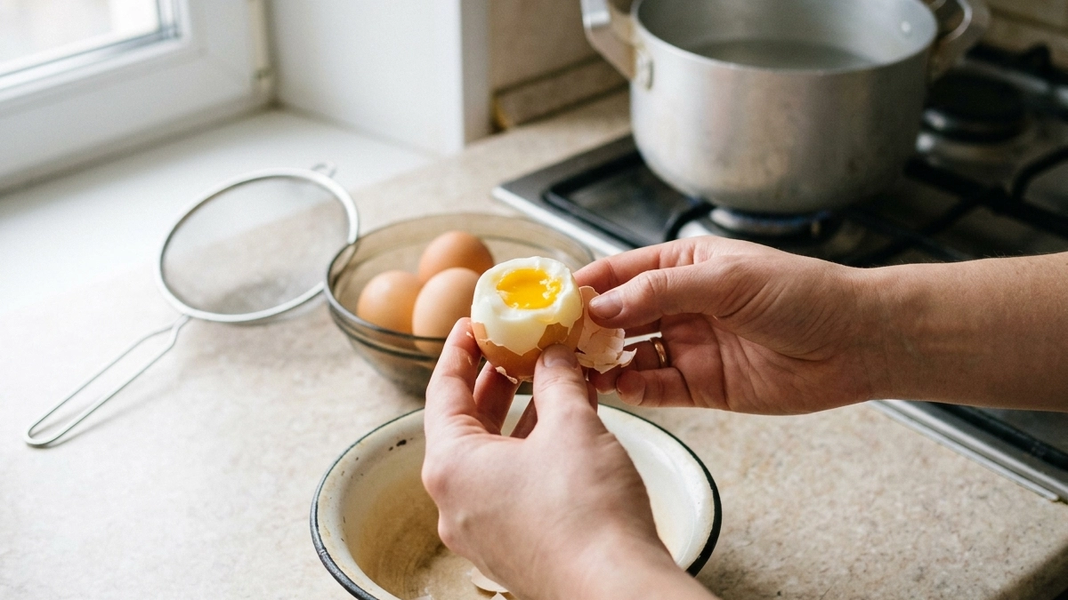 Почему яйца после варки нельзя остужать под краном — и дело не в скорлупе