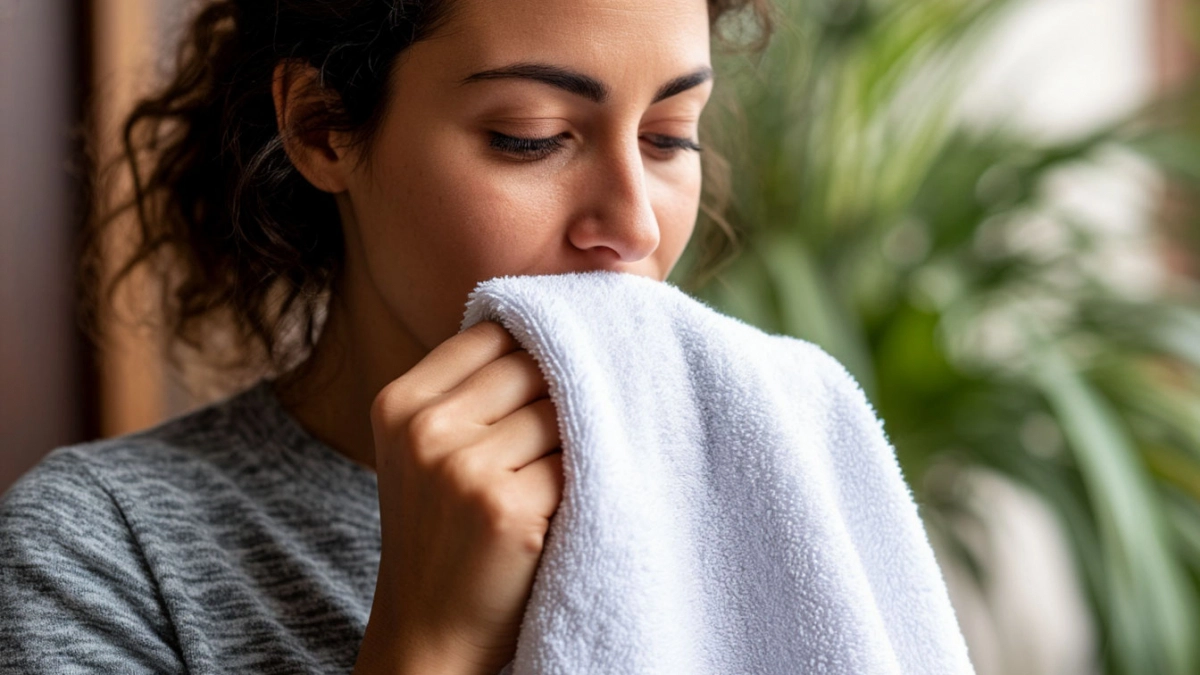 Перестала стирать кухонные полотенца - использую обычный пакет: 5 минут, и они как новенькие