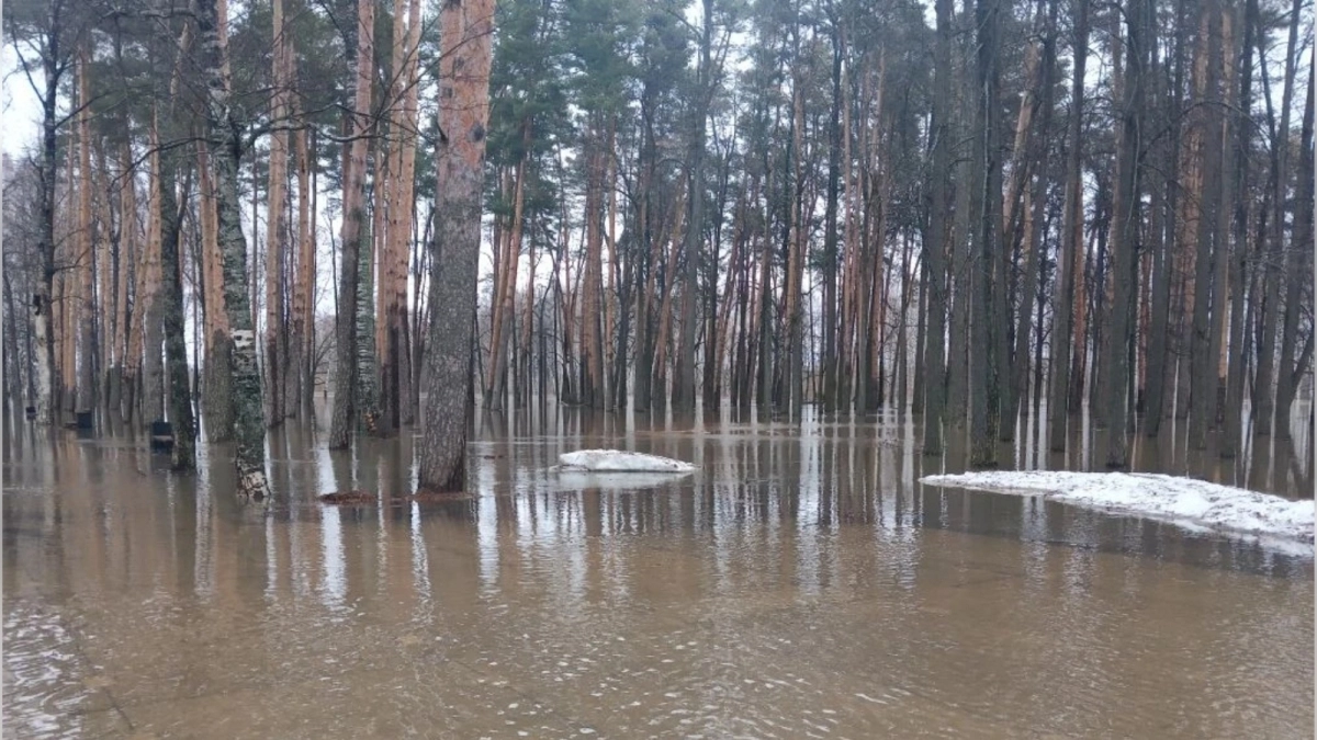 Один из райцентров Кировской области уходит под воду, река поднялась до 410 см