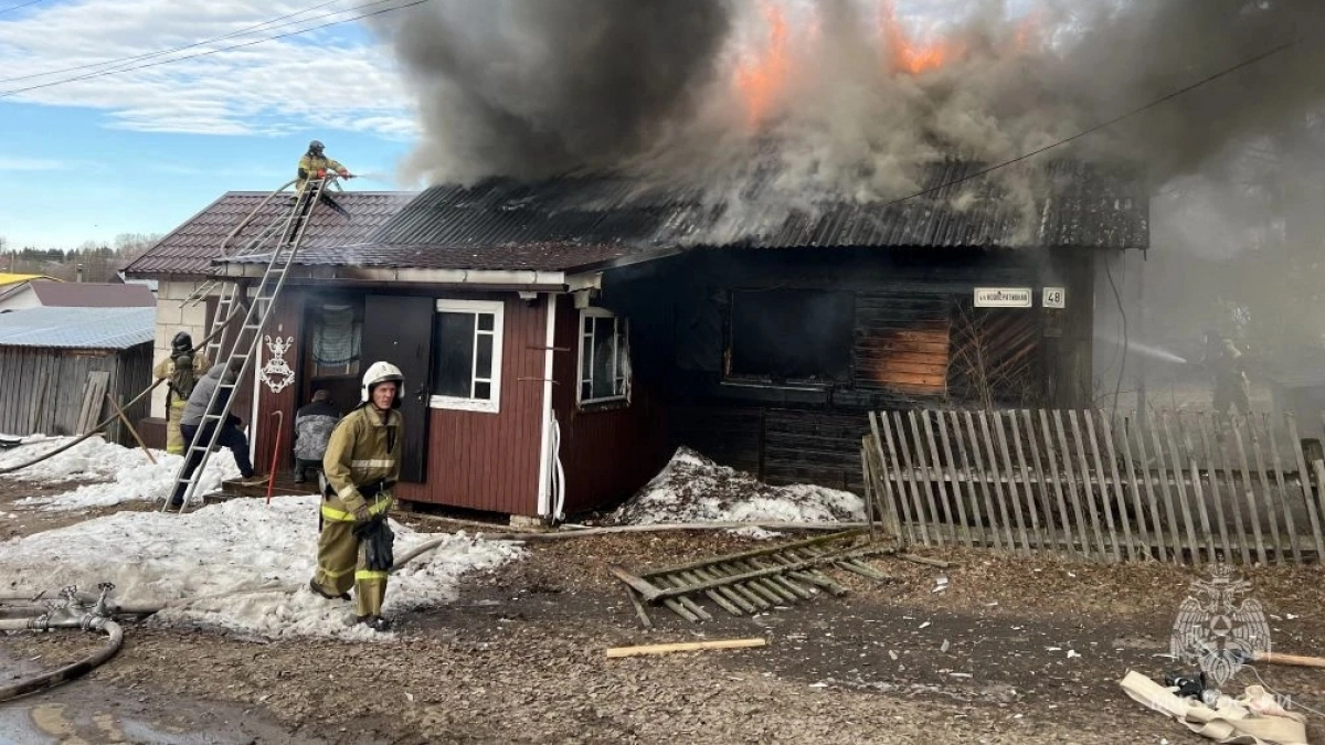 Пожар в Юрьянском районе унес жизнь одного человека