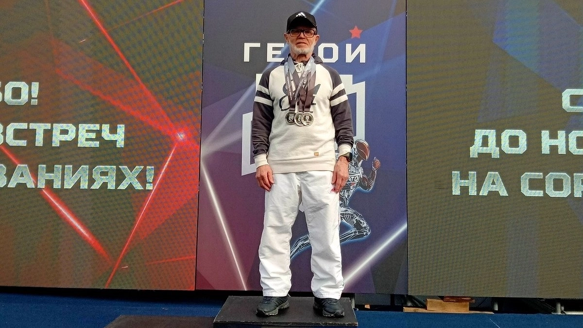 В Кировской области 75-летний спортсмен установил три рекорда ГТО