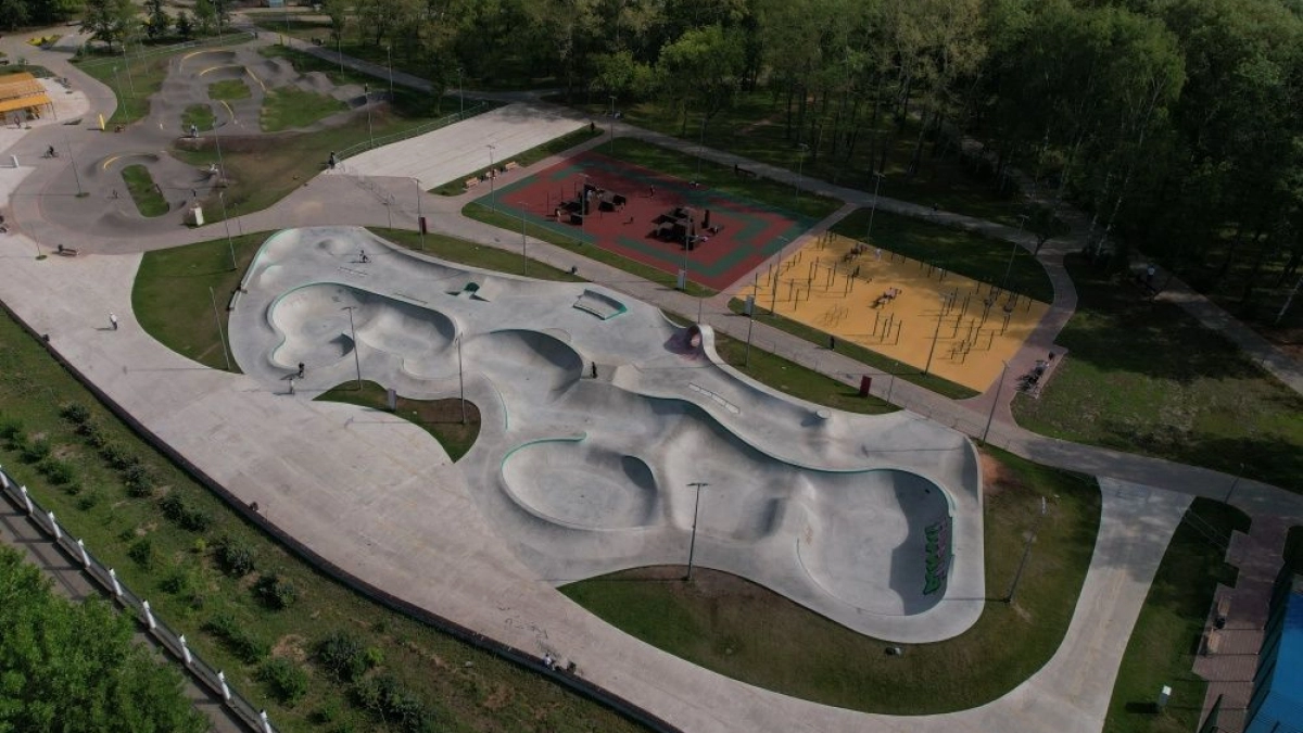 16 апреля в парке имени С. М. Кирова открылся современный спортивный городок