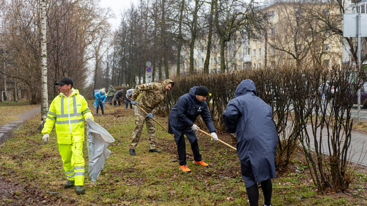 Кировчане провели субботник на месте будущей "Аллеи Славы"